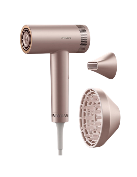 Uscător de păr Philips BHD837/10, 1400W, Roz