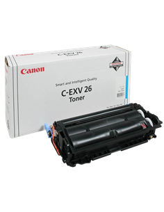 Тонер-картридж Canon C-EXV26, 1,09кг, Голубой