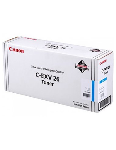 Тонер-картридж Canon C-EXV26, 1,09кг, Голубой