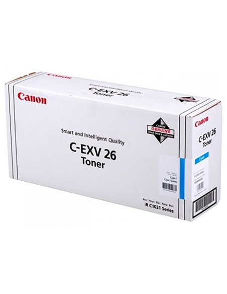 Тонер-картридж Canon C-EXV26, 1,09кг, Голубой