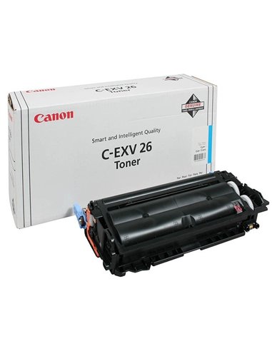 Тонер-картридж Canon C-EXV26, 1,09кг, Голубой