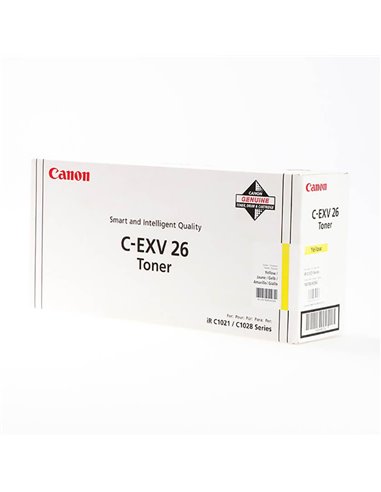 Cartuș pentru imprimantă Canon C-EXV26 (1657B006), 1,09kg, Galben