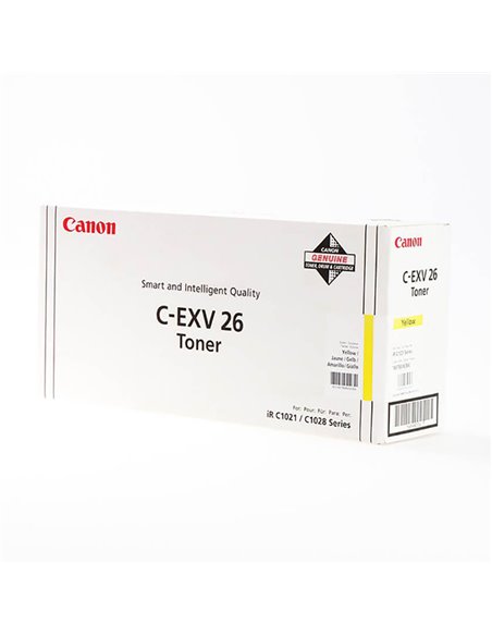 Cartuș pentru imprimantă Canon C-EXV26 (1657B006), 1,09kg, Galben