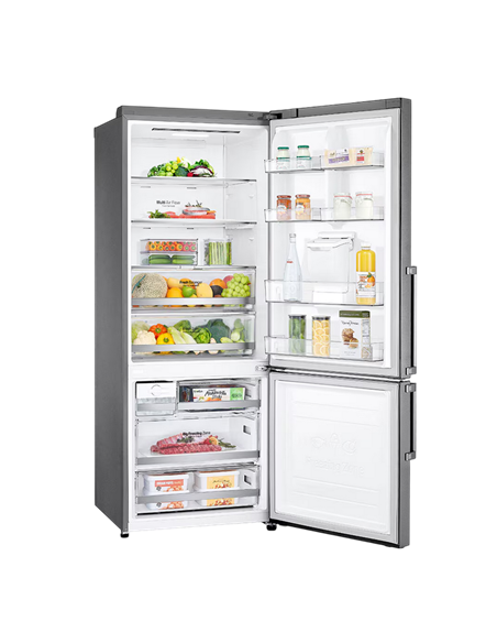 Холодильник LG GBF567PZCMB, DoorCooling+, Серый