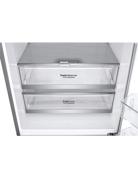 Холодильник LG GBF567PZCMB, DoorCooling+, Серый