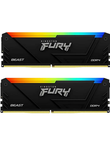 Memorie RAM Kingston FURY Beast RGB, DDR4 SDRAM, 3600 MHz, 64GB, KF436C18BB2AK2/64