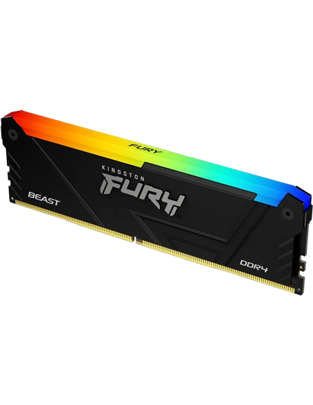 Оперативная память Kingston FURY Beast RGB, DDR4 SDRAM, 3600 МГц, 64 ГБ, KF436C18BB2AK2/64