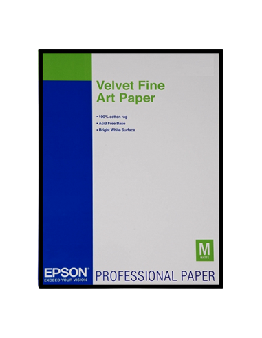 Фото бумага Epson Velvet Fine Art Paper, A2