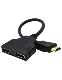 Adaptor Video Cablexpert DSP-2PH4-04, HDMI (M) - , 0,1m, Negru