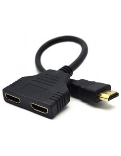 Adaptor Video Cablexpert DSP-2PH4-04, HDMI (M) - , 0,1m, Negru 2
