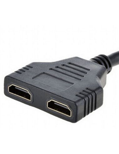 Adaptor Video Cablexpert DSP-2PH4-04, HDMI (M) - , 0,1m, Negru