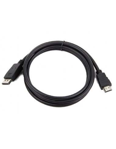 Cablu Video Cablexpert CC-DP-HDMI-1M, DisplayPort (M) - HDMI (M), 1m, Negru