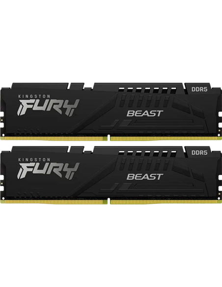 Memorie RAM Kingston FURY Beast, DDR5 SDRAM, 6400 MHz, 32GB, KF564C32BBEK2-32 Memorie RAM Kingston FURY Beast, DDR5 SDRAM, 6400 MHz, 32GB, KF564C32BBEK2-32