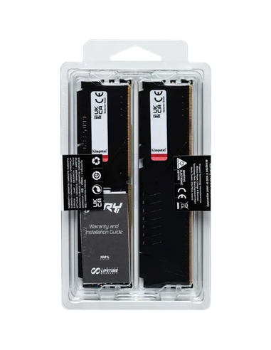 Memorie RAM Kingston FURY Beast, DDR5 SDRAM, 6400 MHz, 32GB, KF564C32BBEK2-32