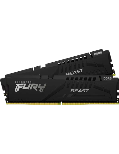 Memorie RAM Kingston FURY Beast, DDR5 SDRAM, 6400 MHz, 32GB, KF564C32BBEK2-32