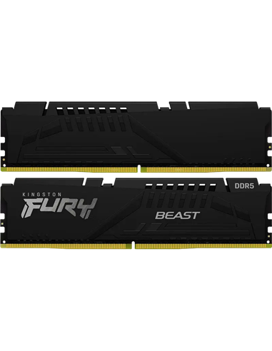Memorie RAM Kingston FURY Beast, DDR5 SDRAM, 6400 MHz, 32GB, KF564C32BBEK2-32