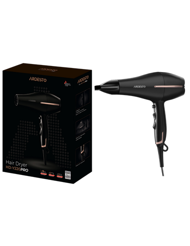 Uscător de păr Ardesto HD-Y220PRO, 2200W, Negru