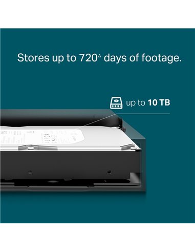 Înregistrator video TP-LINK VIGI NVR1016H, Negru