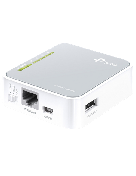 Router fără fir TP-LINK TL-MR3020, 3G, 4G, Alb