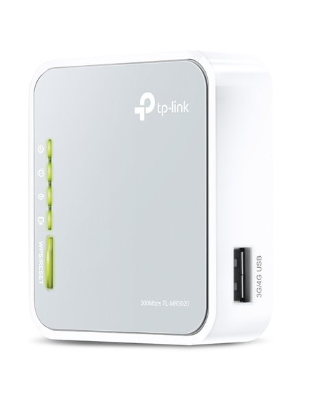 Router fără fir TP-LINK TL-MR3020, 3G, 4G, Alb