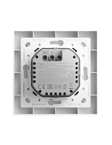 Умный выключатель AQARA Dimmer Switch H2, Белый