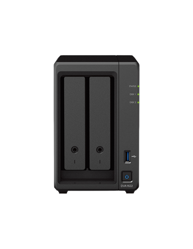 Stocare atașată la rețea SYNOLOGY DVA1622, Negru