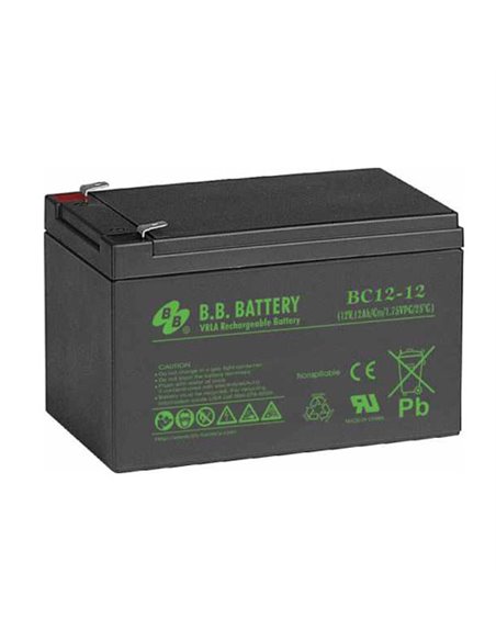 Acumulator UPS B.B. BC12-12, 12V 12
