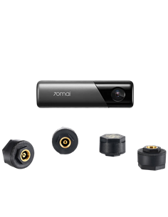 Видеорегистратор переднего вида 70mai M500 + Датчики давления в шинах T04, Черный