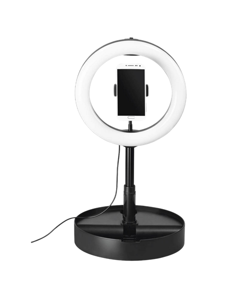 Lampă circulară HAMA SpotLight Smart 102 II, Negru