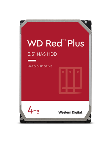 Жесткий диск Western Digital WD Red Plus, 3.5", 4 ТБ <WD40EFPX>