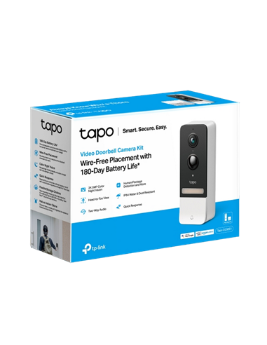 Дверной видеозвонок TP-LINK TAPO D230S1, Белый