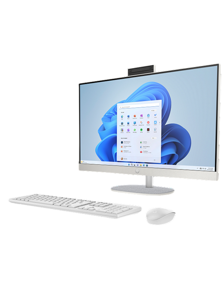 Computer All-in-One HP 24-cr0070ci, 23,8", Intel Core i5-1335U, 16GB/512GB, FreeDOS, Shell White