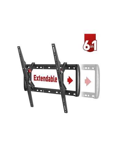 Suport înclinat pe perete BARKAN BM410T, Negru
