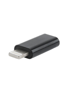 Audio Adaptor Cablexpert A-USB-CF8PM-01, Lightning - USB Type-C, Negru