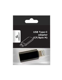 Аудио адаптер Cablexpert A-USB-CF8PM-01, Lightning - USB Type-C, Черный 2
