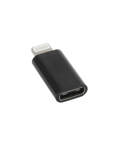 Audio Adaptor Cablexpert A-USB-CF8PM-01, Lightning - USB Type-C, Negru