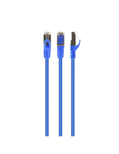 Патч-корд Cablexpert PP6A-LSZHCU-B-0.5M, Cat6A SSTP, 0,5м, Синий