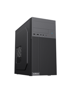 Компьютерный корпус Sohoo 6521BK, Micro-ATX, ATX, Чёрный