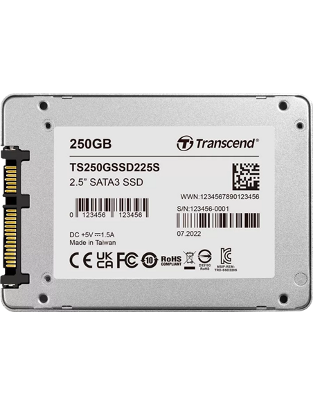 Unitate SSD Transcend 225S, 250GB, TS250GSSD225S