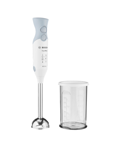 Blender de mână Bosch MSM66110, Alb | Gri