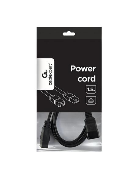 Cablu de alimentare Cablexpert PC-189-C19, 1,5m, Negru