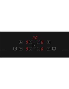 Plită cu inducție Sharp KH-6I45FT0I-EU, Negru 2