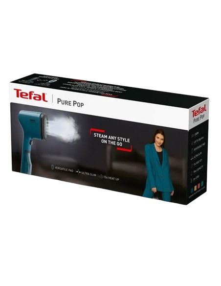 Aparat de călcat vertical cu aburi Tefal DT2020E1, Albastru