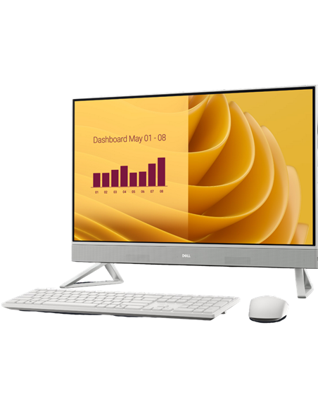 Computer All-in-One DELL EC27250, 27", Touch, Intel Core Ultra 7 150U, 32GB/1024GB, Windows 11 Pro, Alb