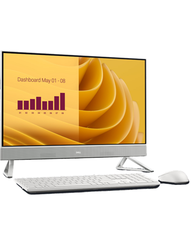 Computer All-in-One DELL EC27250, 27", Touch, Intel Core Ultra 7 150U, 32GB/1024GB, Windows 11 Pro, Alb