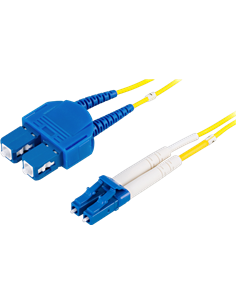Патч-корд APC Electronic SC-LC-3S, 3м, Жёлтый
