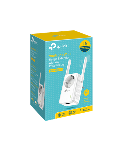 Amplificator de semnal Wi‑Fi TP-LINK TL-WA860RE, 300 Mbps, Alb