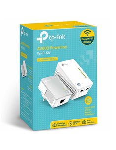 Wi-Fi + Powerline adapter TP-LINK TL-WPA4220 KIT, AV600, 600 Mbps, Alb 2