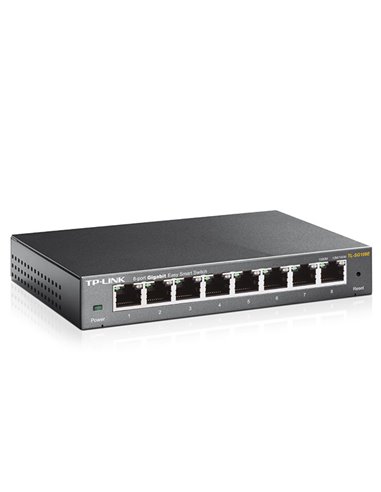 Switch de rețea TP-LINK TL-SG108E, 8x 10/100/1000 Mbps