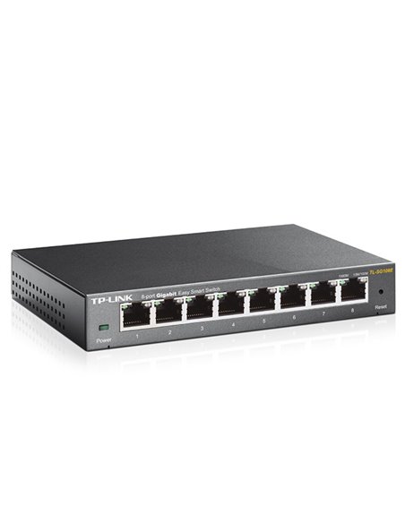 Switch de rețea TP-LINK TL-SG108E, 8x 10/100/1000 Mbps